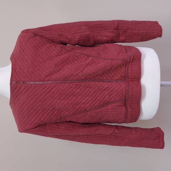 Anthropologie Akemi+Kin Jacket Red quilted jacket - Picture 6 of 11